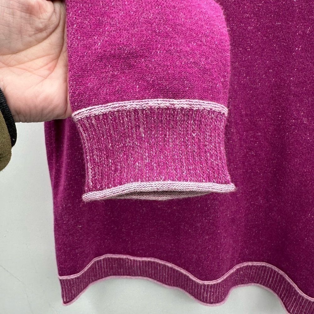Chicos soft stretchy crew neck woman’s long sleeve old money classic sweater. XS - Picture 4 of 11